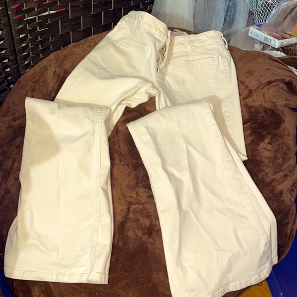 Worn Once Zara Beige Jeans Size 6